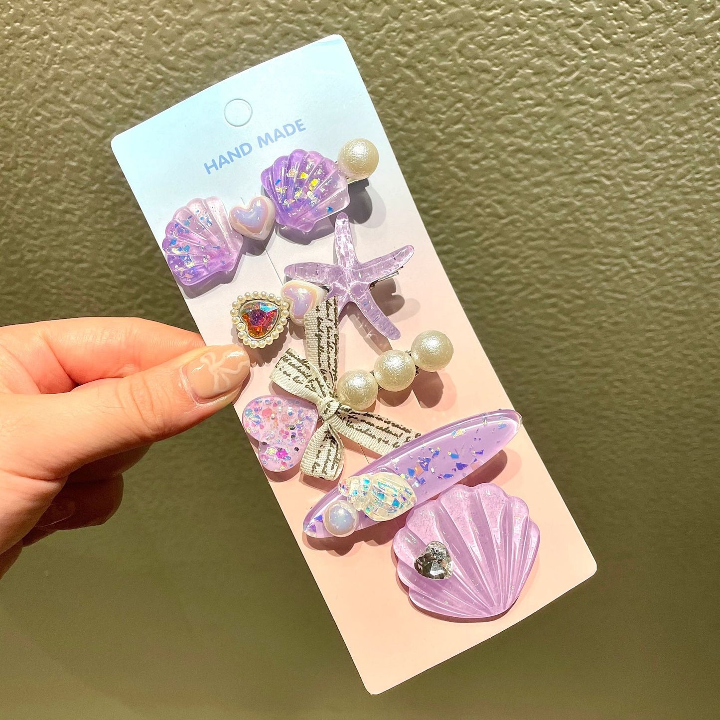 Children's Creative Starfish Shell Hairpin