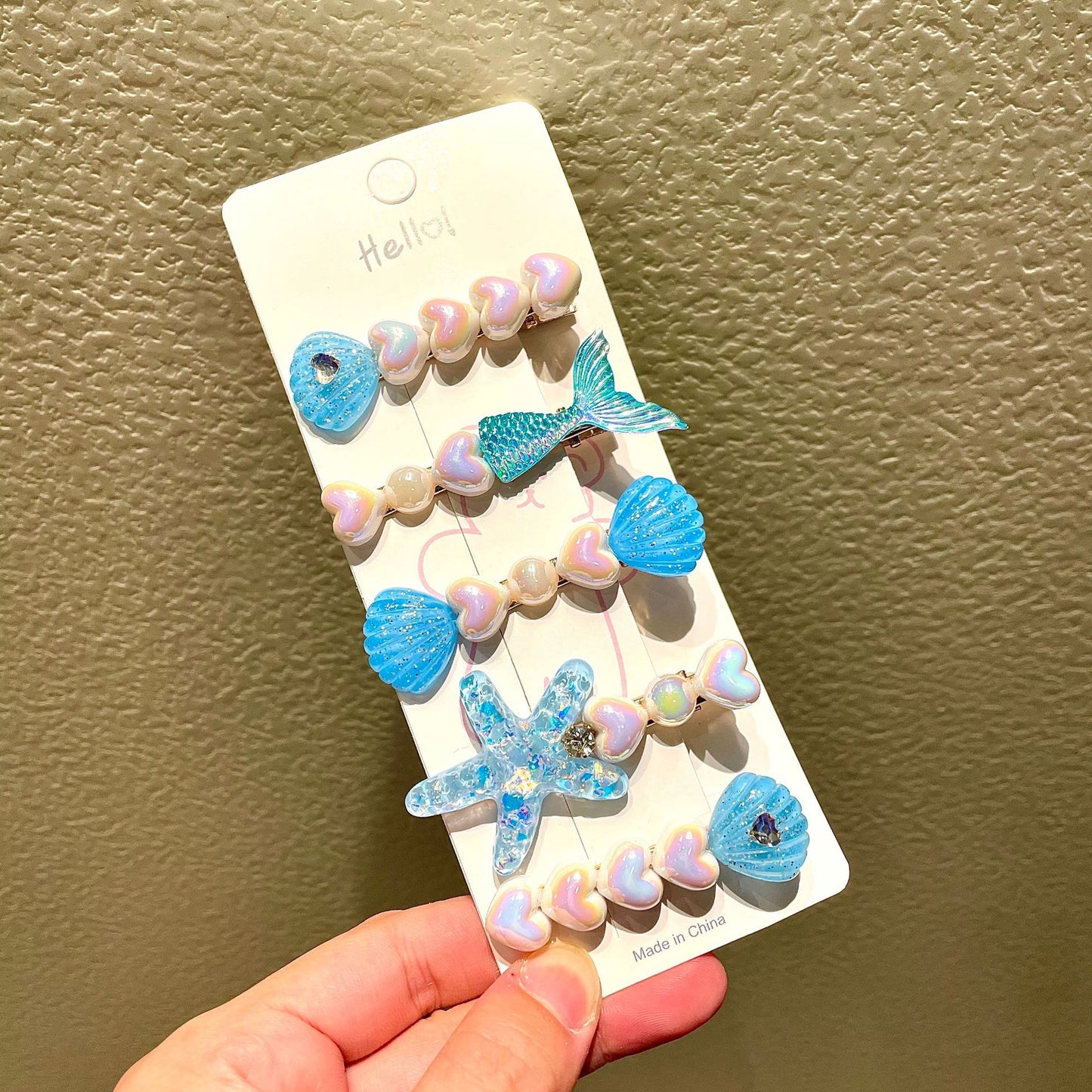 Children's Creative Starfish Shell Hairpin