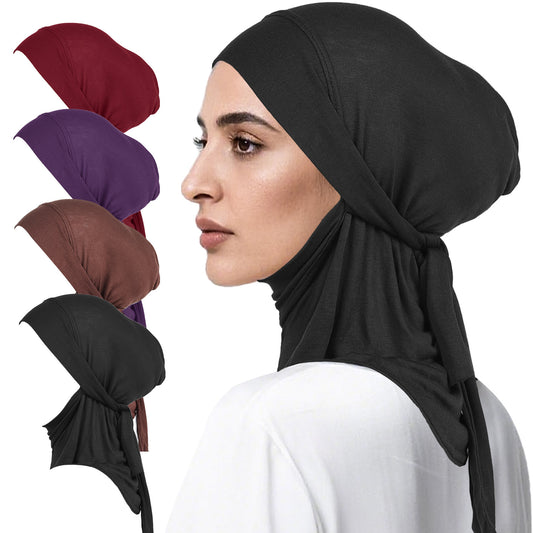 Damen-Kopftuch aus Polyester, handbestickt