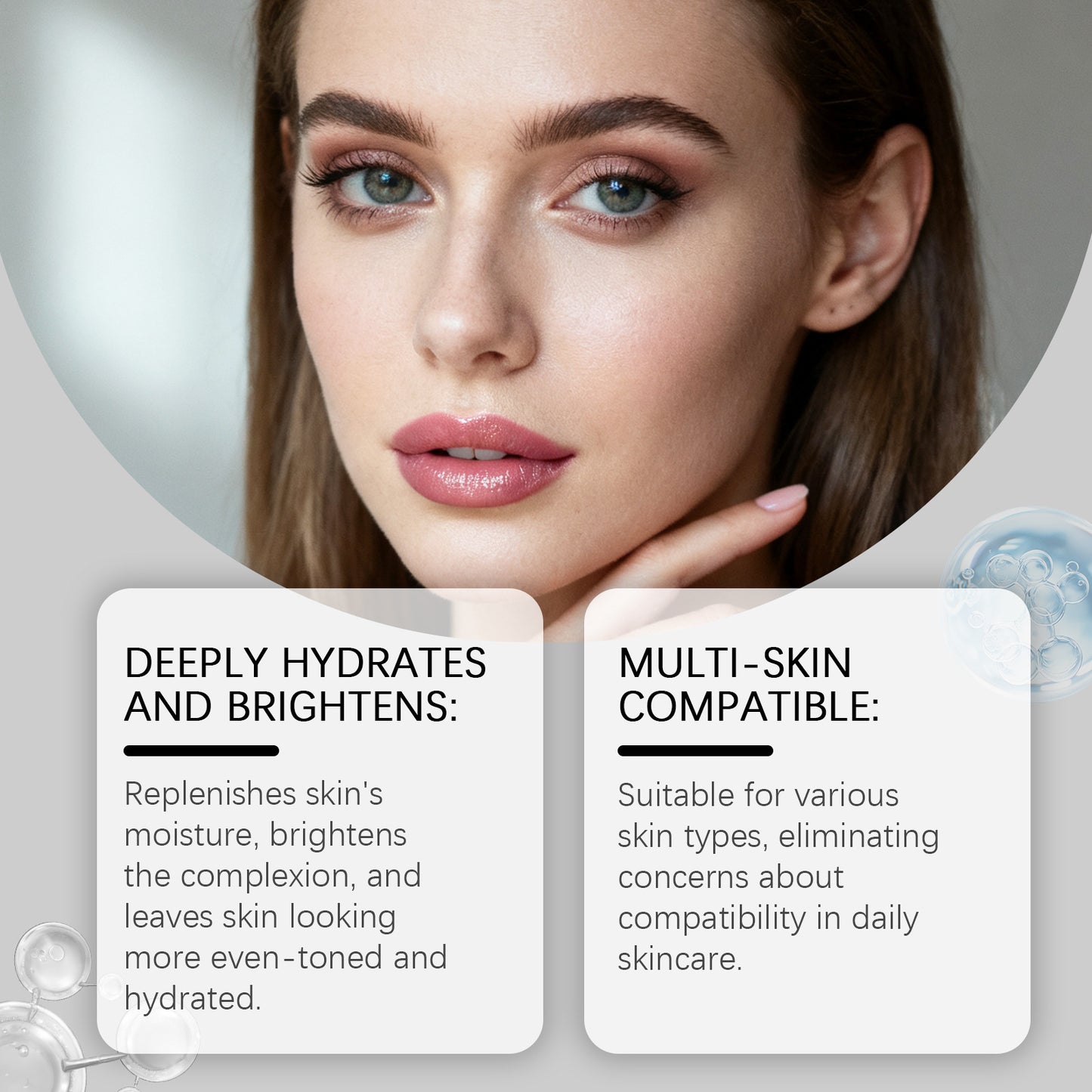 Fünf-in-Eins-Gesichtsfluid