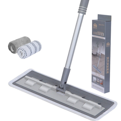 Magischer Silikon-Wischmopp, flacher Wischmopp zum Auswringen, freihändiges Waschen, Mikrofaser-Wischmopp für Zuhause, Küche, Haushalt, Bodenreinigung, Wischmopp-Pads