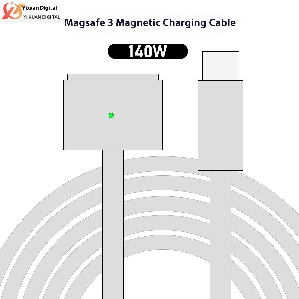 140-W-Magnet-Ladekabel (USB-C auf MagSafe 3)