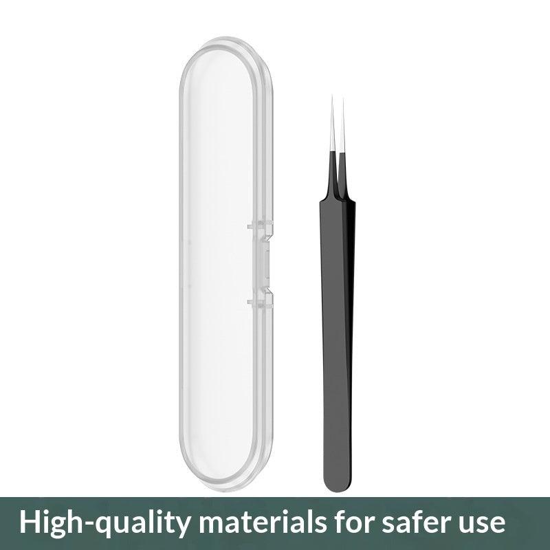 Black Beauty Salon Ultra Fine Tweezers Face Cell Clipper
