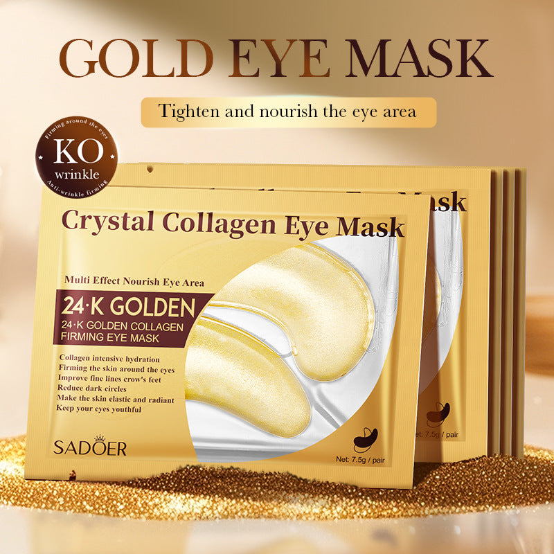 24K Gold Collagen Straffende Augenmaske 75g Feuchtigkeitsspendend und pflegend