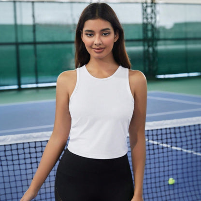 Women's Simple Back Hollow-out Top