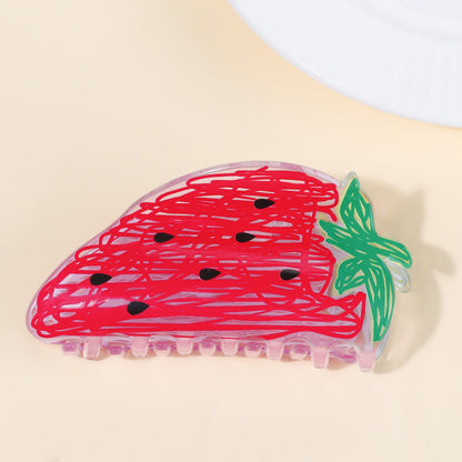 Portable Korean Creative Fruit Transparent Grip