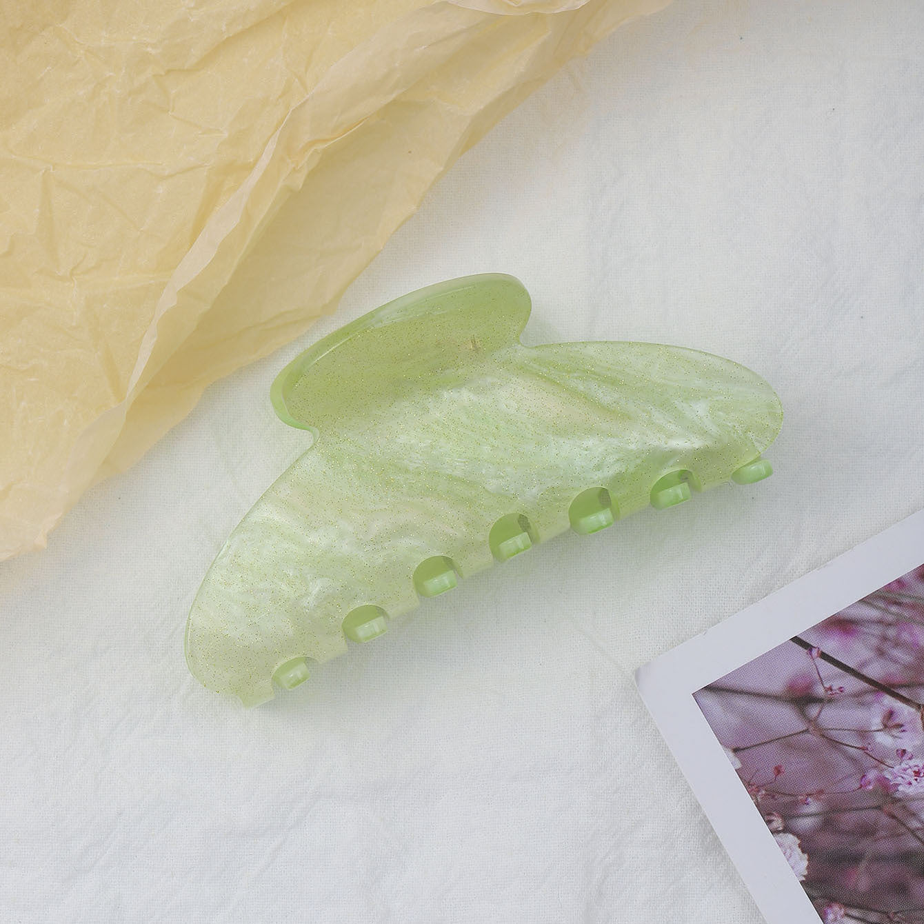 Haarspange „Sternenhimmel“ aus Acryl, mehrfarbig