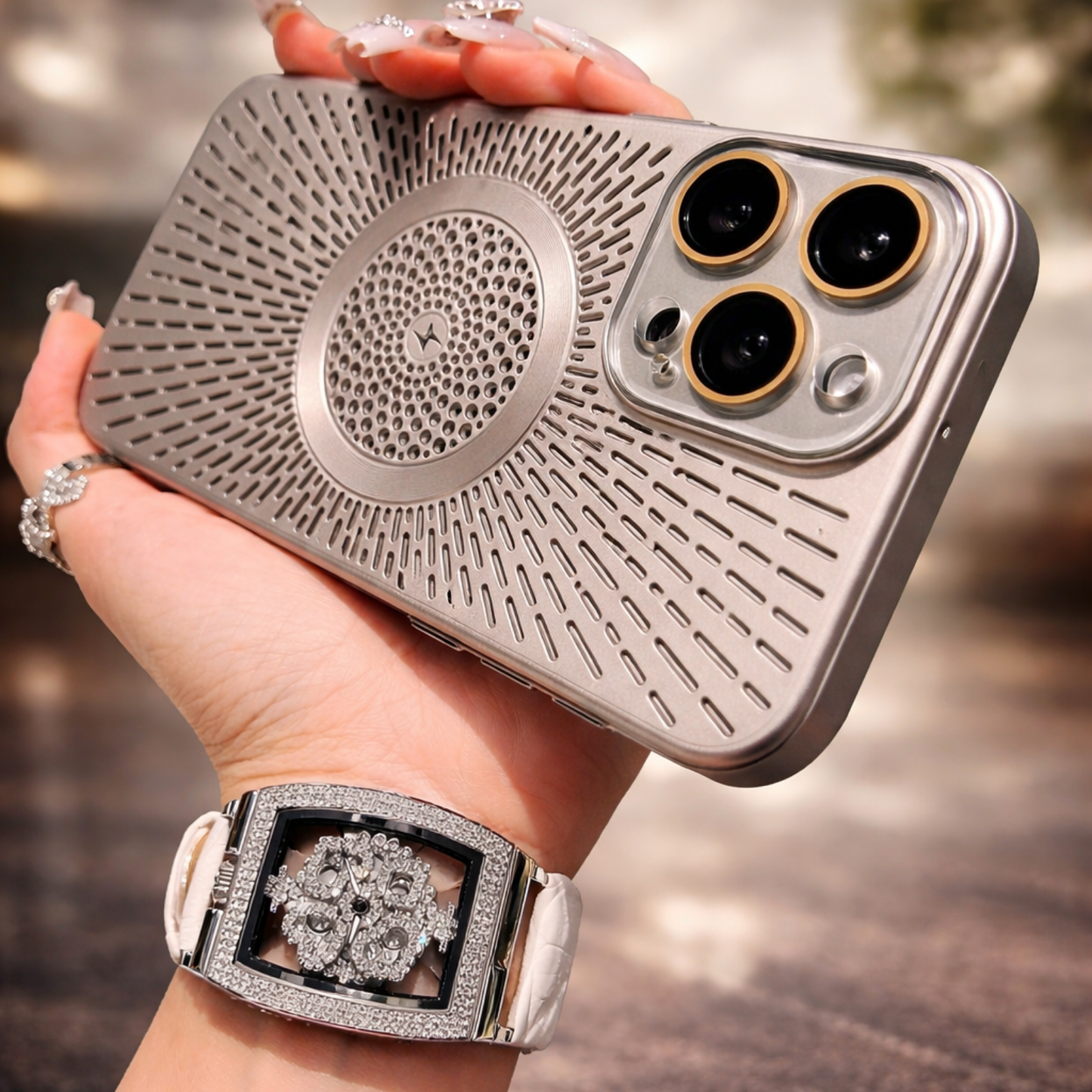 Ice-cool Heat Dissipation Breathable Lens Film Phone Case For The 17 Pro Max