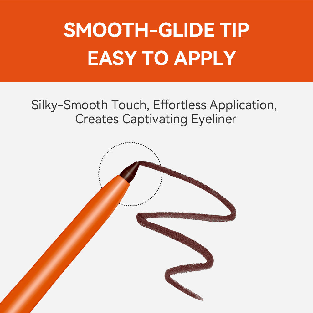 Schnelltrocknender, natürlich wasserfester und schweißresistenter Eyeliner-Stift