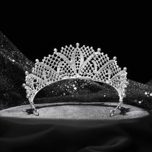 European And American Zircon Full Diamond Alloy Crown Headband