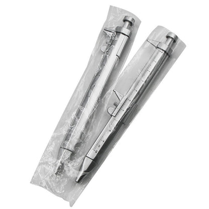 Kugelschreiber mit Skala, Kunststoff-Messschieber-Typ, kleines kreatives Geschenk, Schüler-Mehrzweckwerkzeug