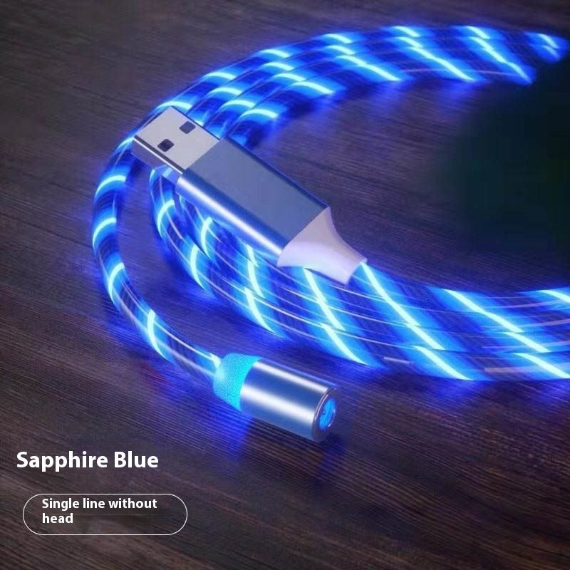 Magnetisches Ladekabel, Schnellladekabel, Beleuchtung, Micro-USB-Kabel, LED-Magnetladegerät, Typ-C-Kabel
