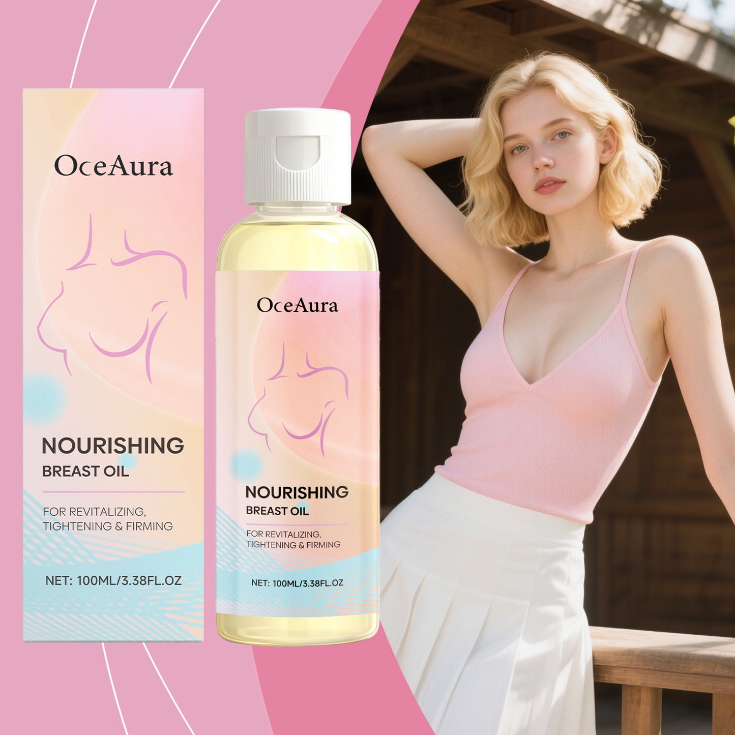 Straffendes, liftendes und brustvergrößerndes Öl