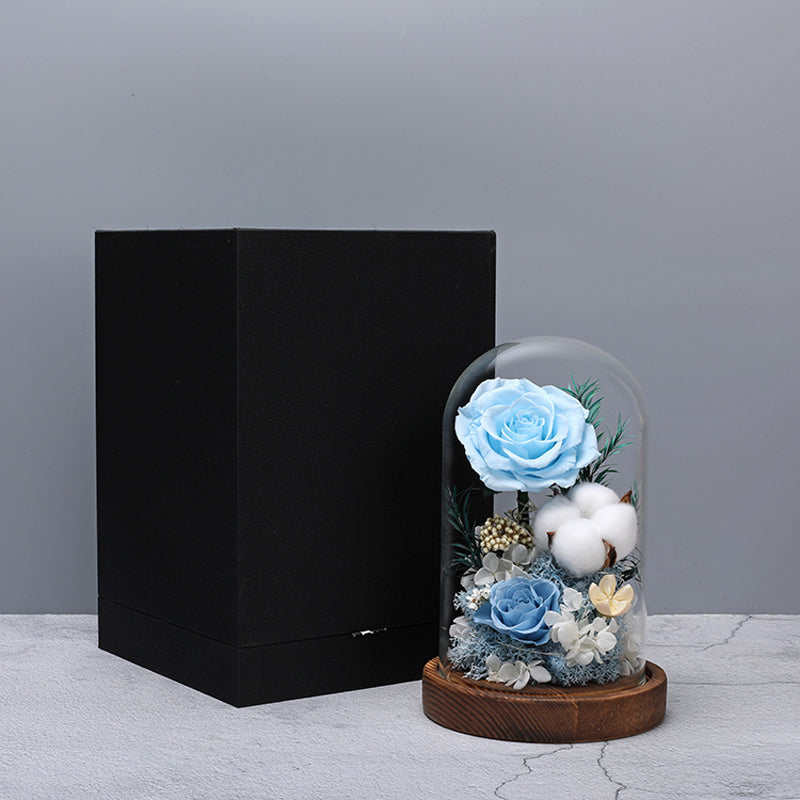 Geschenkbox mit Glasdeckel zum Selbermachen – Geburtstag, Tanabata, Valentinstag