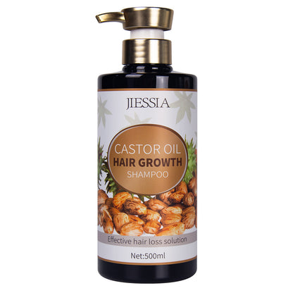 Verbesserte Haarausfallkontrolle durch pflanzliches, pflegendes Öl-Shampoo mit Rizinusöl