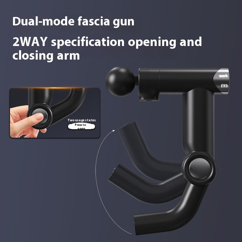 Elektrisches Massagegerät mit langem Griff und vielseitiger Form für lange Ausdauer