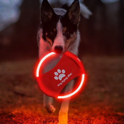 Leuchtende LED-Frisbees für Hunde – Interaktives Trainingsspielzeug – Hundespielzeug – Haustierzubehör – Haustierprodukte