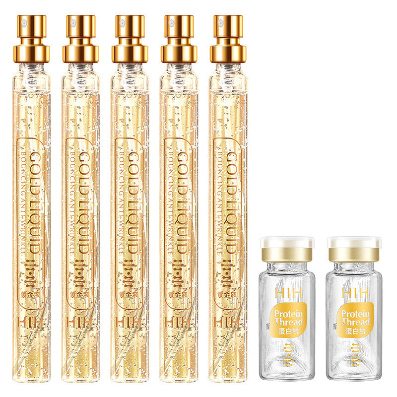 Gold Protein Peptide Kit Beauty Salon Hautpflegeprodukt-Set Goldfaden-Schnitzflüssigkeit
