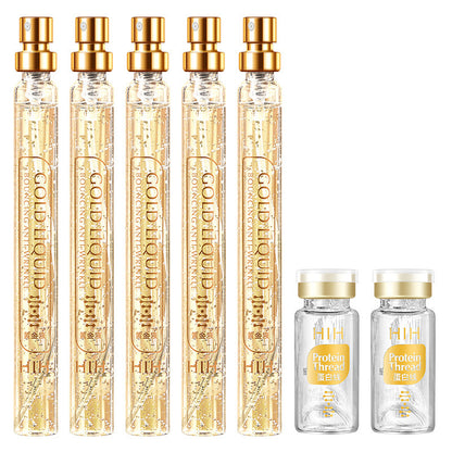Gold Protein Peptide Kit Beauty Salon Hautpflegeprodukt-Set Goldfaden-Schnitzflüssigkeit