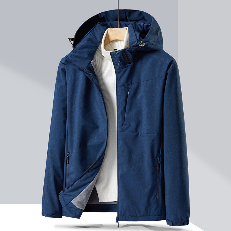 Paar Einlagige Jacke Winddichte Sport Fleece gefütterter wattierter Overall