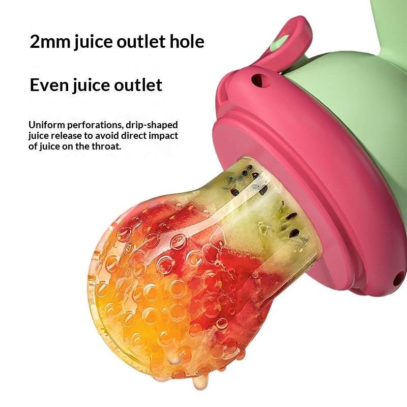 Kaubeutel für Obst und Gemüse, lustiges Gadget, Beißring