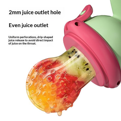 Kaubeutel für Obst und Gemüse, lustiges Gadget, Beißring