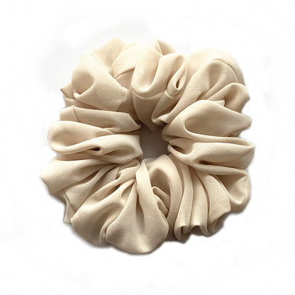 Großer Kopfstrauß aus Chiffon, Dickdarmring, Haarring