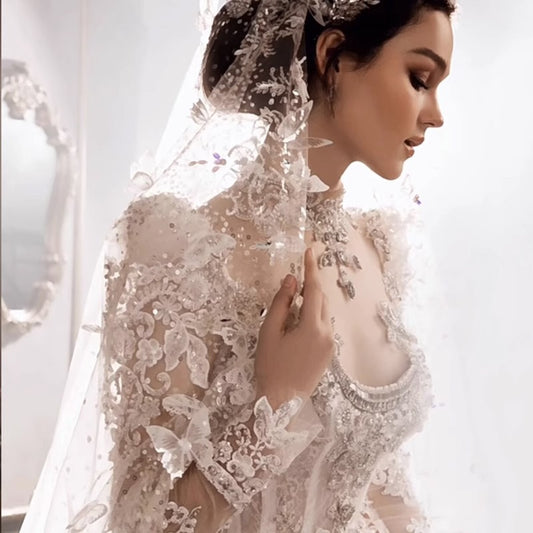 Schwerindustrie Europäischer Stil Königlicher Hof Prinzessin Großer Schwanz Weiblich