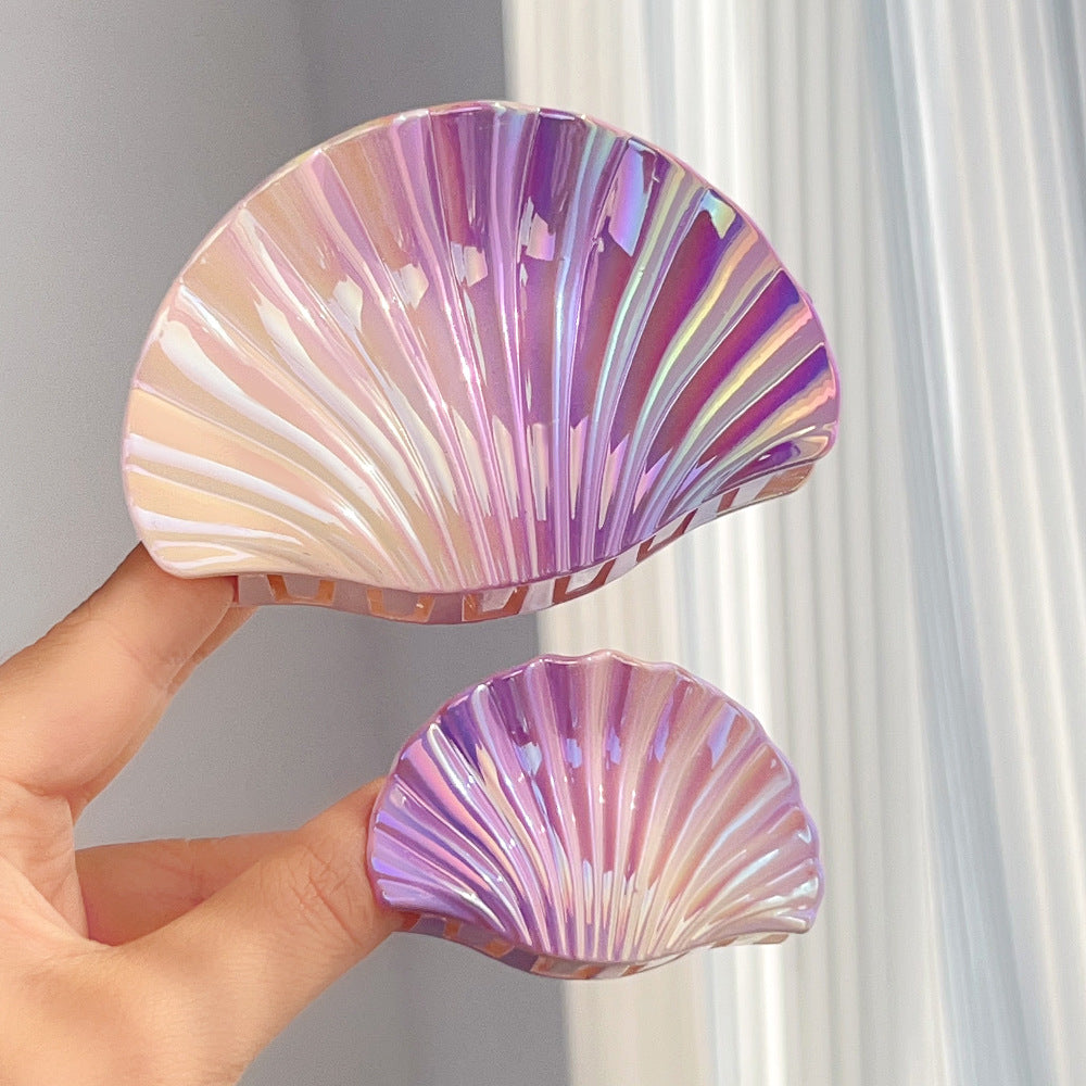 Gradient Shell Hair Clip Vacation Style Large