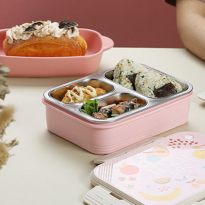 Creative Cartoon Printed 304 Stainless Steel Insulated Lunch Box