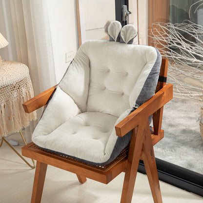 Bürostuhl mit langem Sitz, schönem, dick gepolstertem Sitzkissen