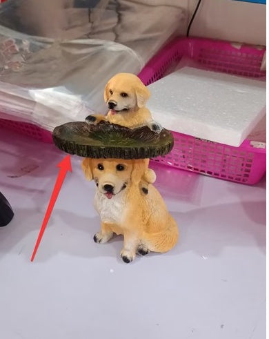 Gartendekoration Waschbär Harzornamente Kunsthandwerk Gartenarbeit Vogel Trinkornamente