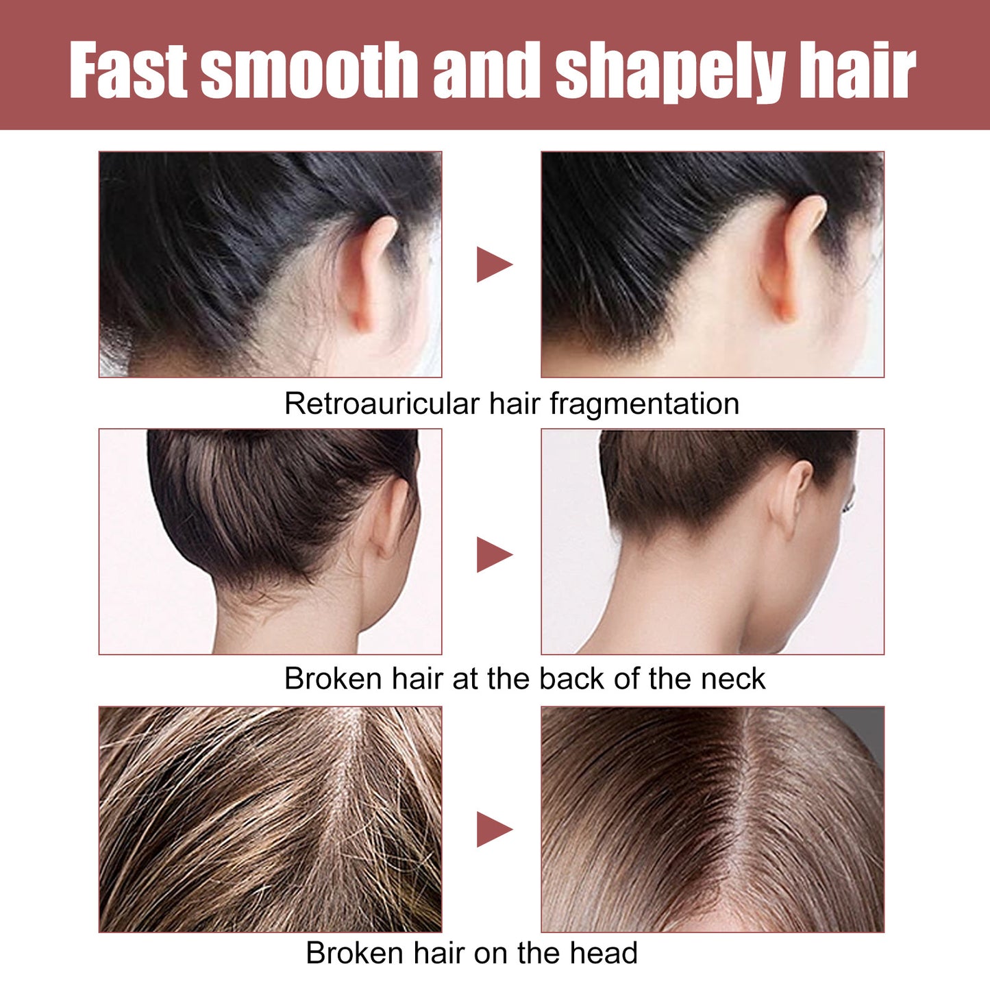 Smooth Frizz Natural Non-greasy Broken Hair Finishing Stick