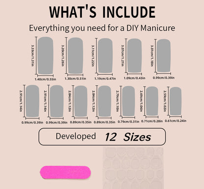 Dreidimensionale Love Star Quasten-Maniküre