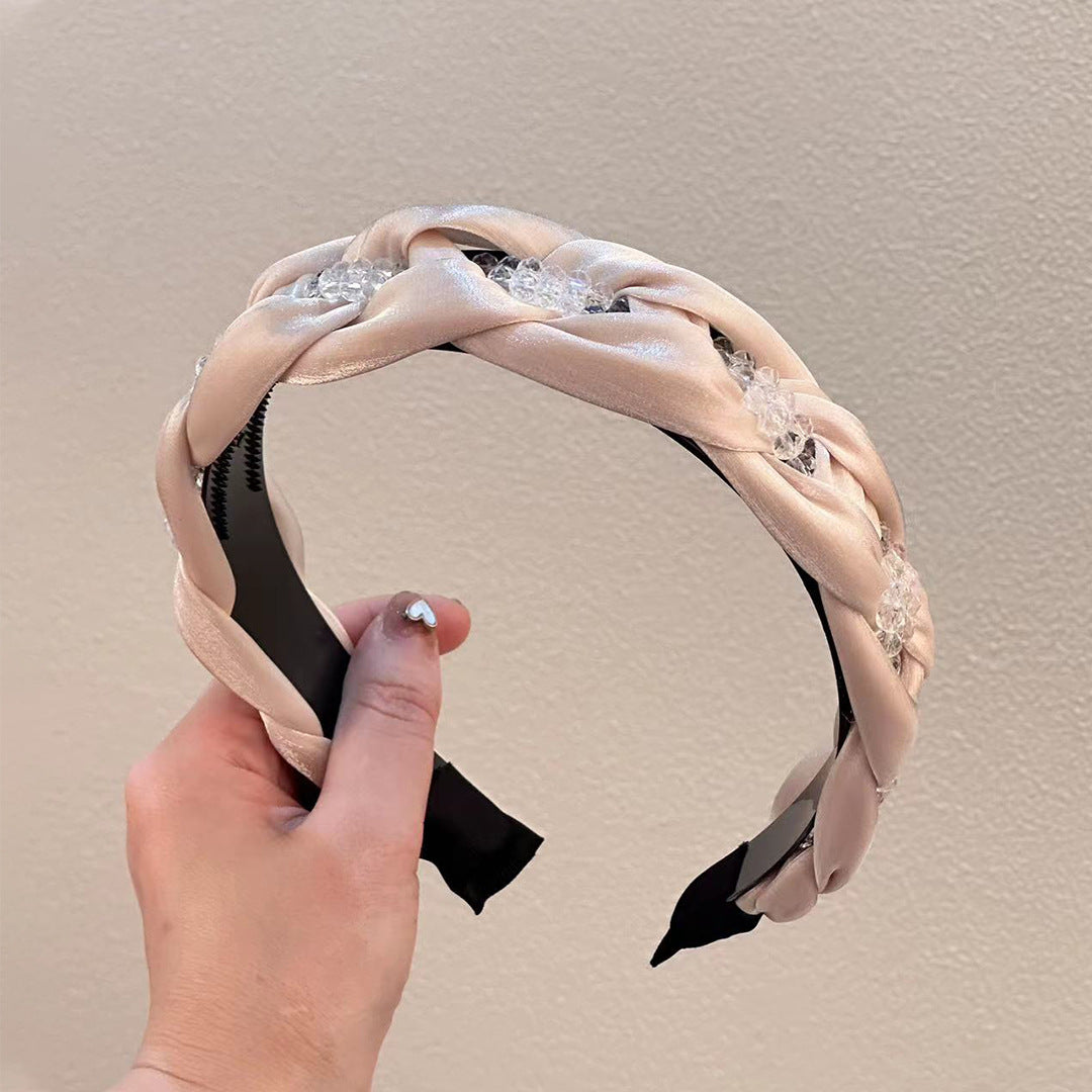 Twist Hair Band Pearl Handmade Headband