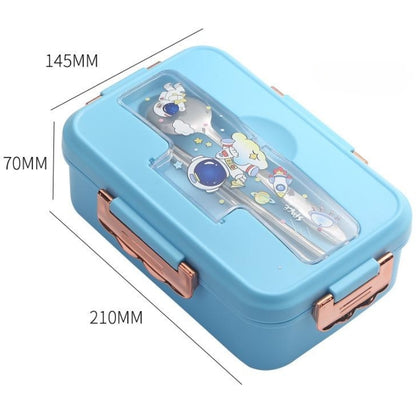 Student Lunch Box Separated Lunch Microwaveable Heating