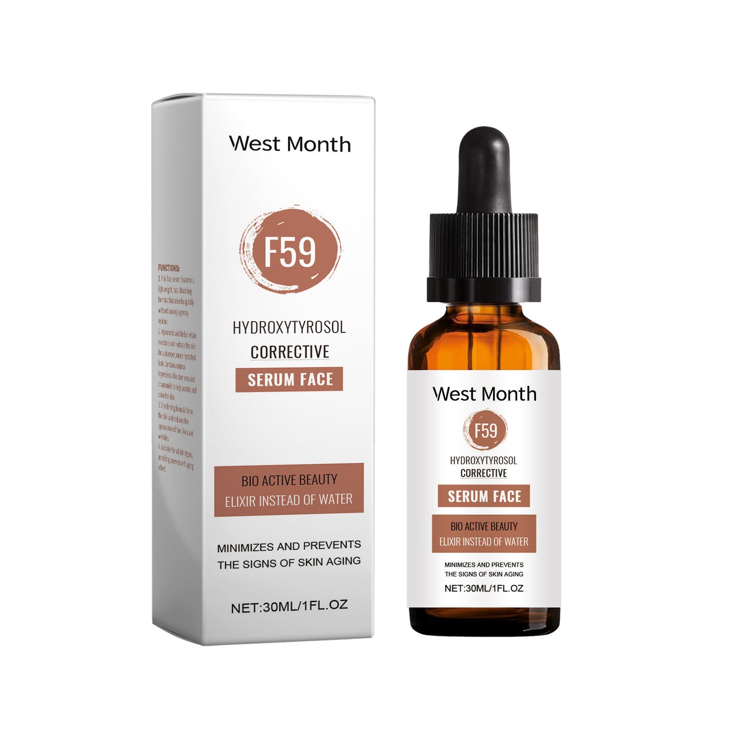 Gesichtspflegelösung für einen ebenmäßigen und strahlenden Teint