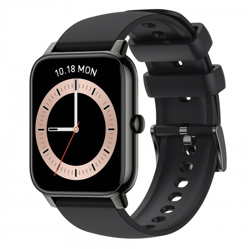 Smartwatch P90 mit neuem 185-mm-Quadrat-Display, Bluetooth-Anruffunktion, Benachrichtigungen, Atemtraining, Herzfrequenzmessung und Schlafüberwachung