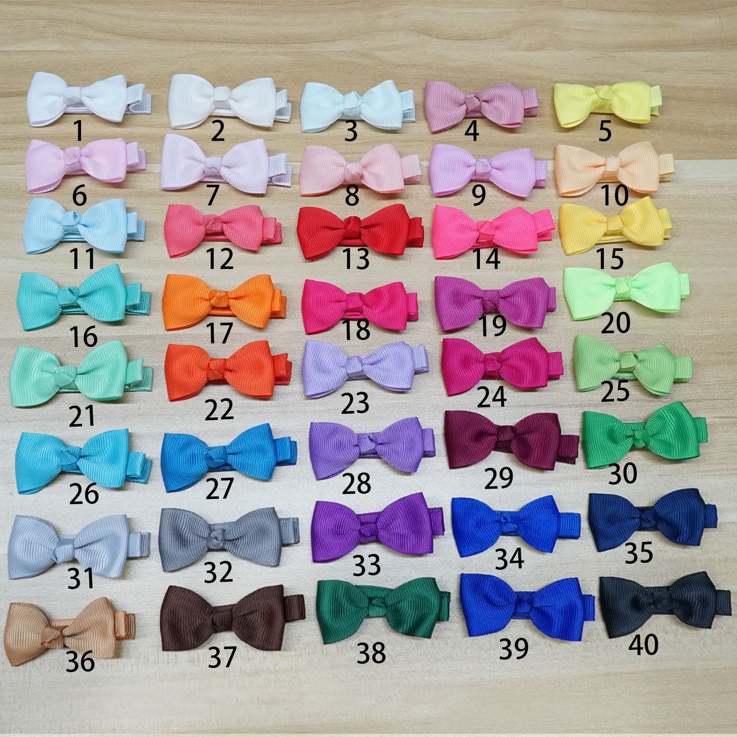 40–80 Stück vollständig gefütterte, rutschfeste Haarspangen in 20–40 Pastellfarben, Haarspangen und Schleifen für Babys, Kleinkinder und Mädchen