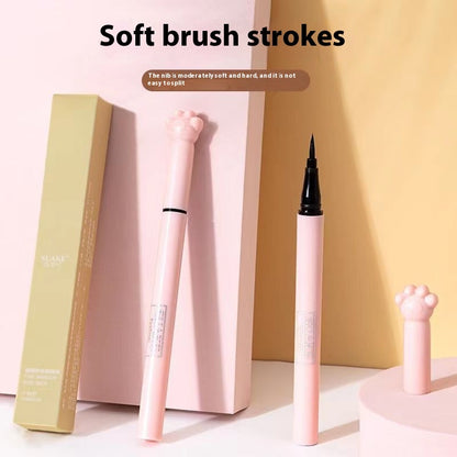 Cat's Paw Eyeliner – wasserfest, schweißfest, langanhaltend, wischfest, ultrafein, feine Spitze