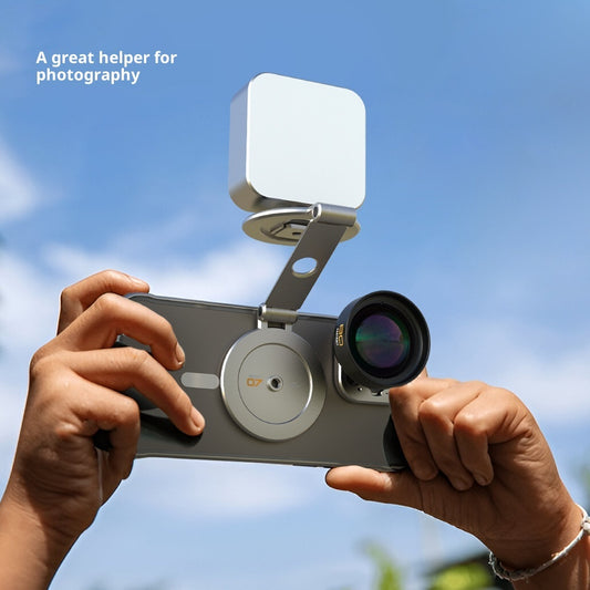 Professionelles Zubehör für den Blitzschuhanschluss von Smartphones: Doppelte magnetische Halterung