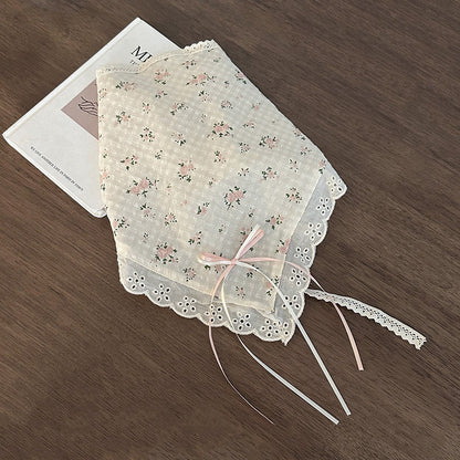 Female Sweet Dopamine Lace Hair Band Headcloth