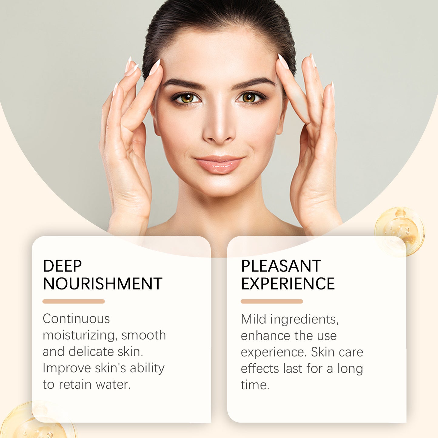 Multifunktionale Feuchtigkeitscreme für die Haut, sanft
