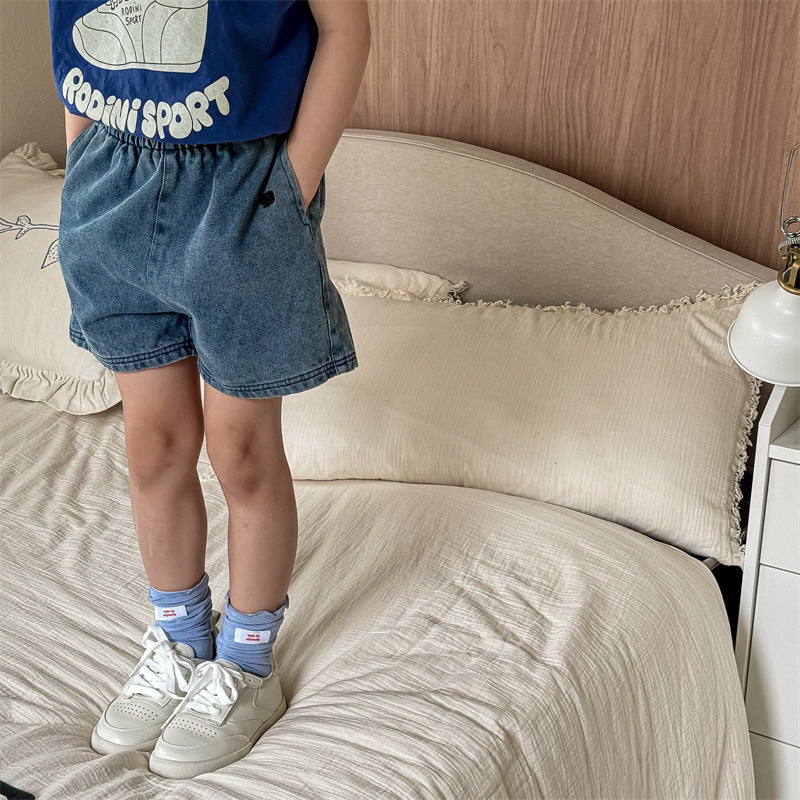 Mädchen Sommer Jeans, Jungen Shorts