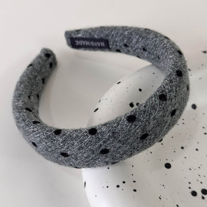 Damen-Stirnband mit französischen Retro-Punkten