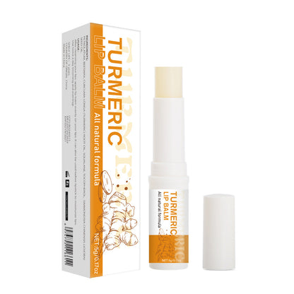 Lippenpflege zur Aufhellung dunkler Lippen: Kurkuma-Balsam