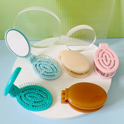 Tragbarer, faltbarer Massagekamm mit Luftkissen für den Haushalt