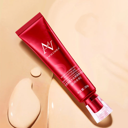 Flüssig-Foundation-Concealer mit Vogelnestmotiv – langanhaltendes Make-up