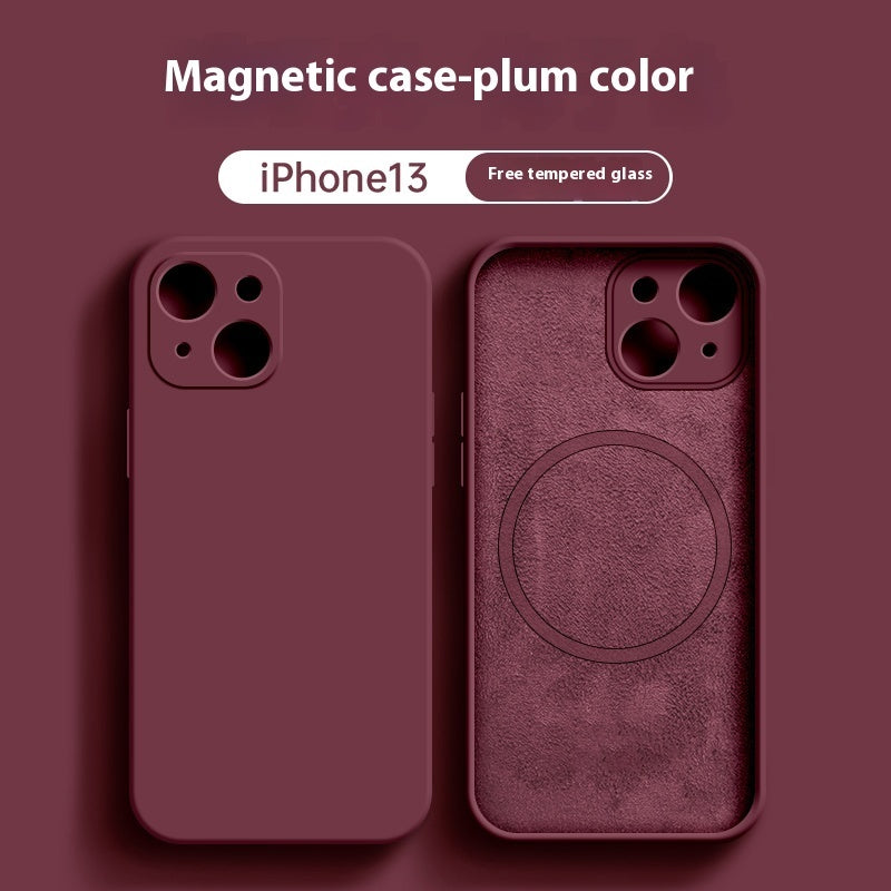 Kabellose magnetische Handyhülle aus Flüssigsilikon