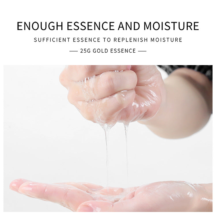 Goldblattmaske, Goldene Gesichtsmaske, Feuchtigkeitsspendende Maske